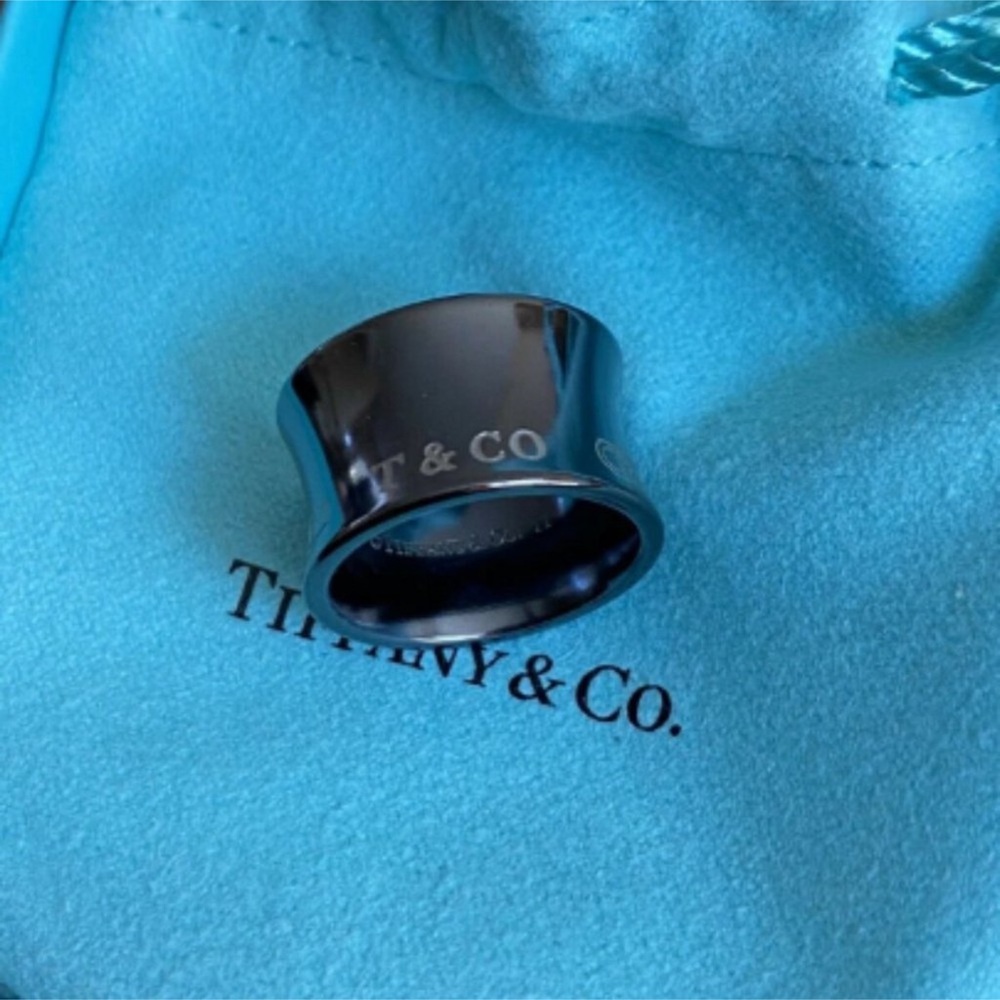 Tiffany & Co. Titanium 1837 Ring - Rare